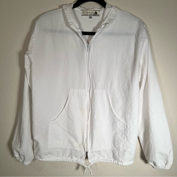 Seaspice Other - Seaspice White Front Zipper Jacket Resort Wear